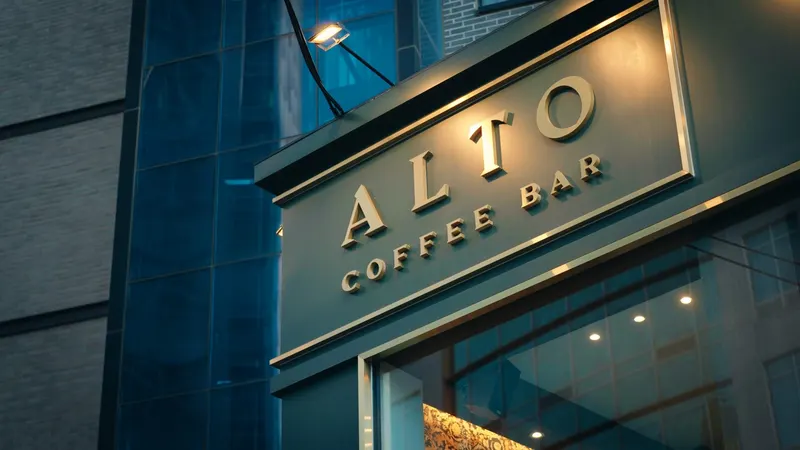 Alto Coffee Bar in Gahoe-dong, Seoul