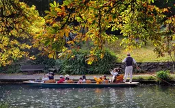 Punting on the Avon and Antigua Boatsheds