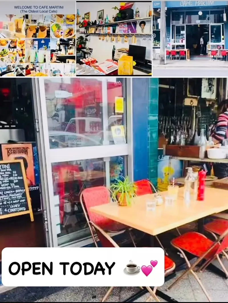 Cafe Martini in Newtown, Sydney