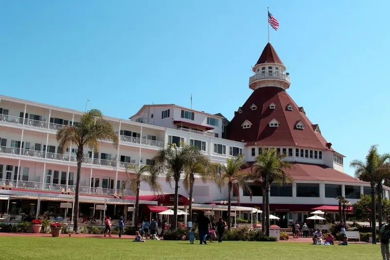 Coronado and Hotel del Coronado in San Diego