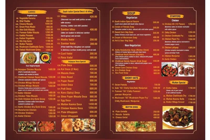 Anjappar Authentic Indian Chettinad Restaurant in Wellawatta, Colombo