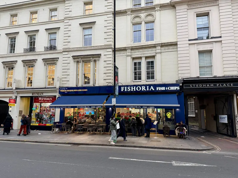 Fishoria Fish and Chips in Bloomsbury, London