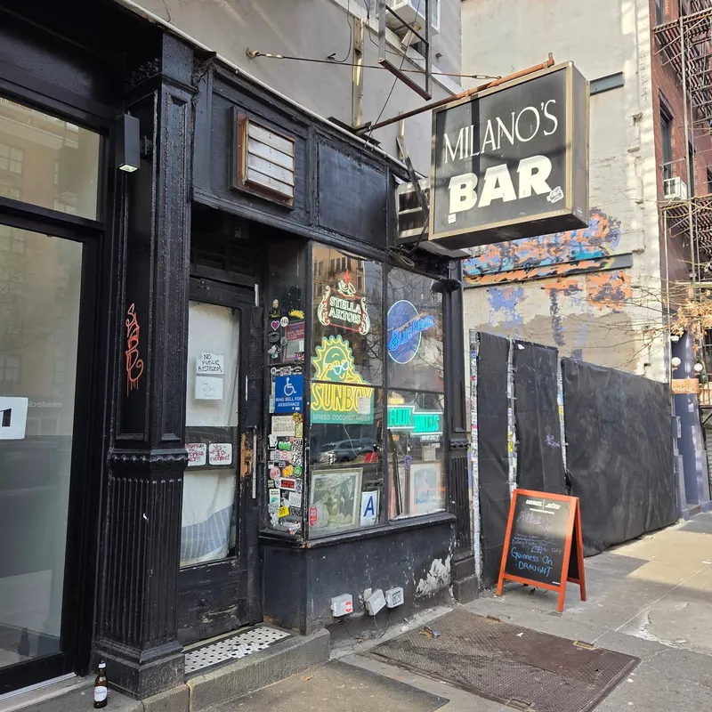 Milano's Bar in Nolita, New York