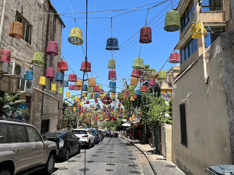 Rainbow Street in Amman