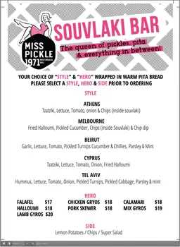 Miss Pickle 1971 Restaurant Point Cook