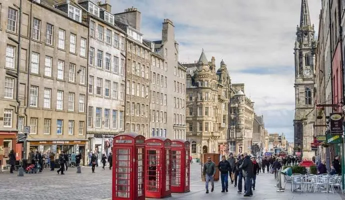 Royal Mile in Edinburgh