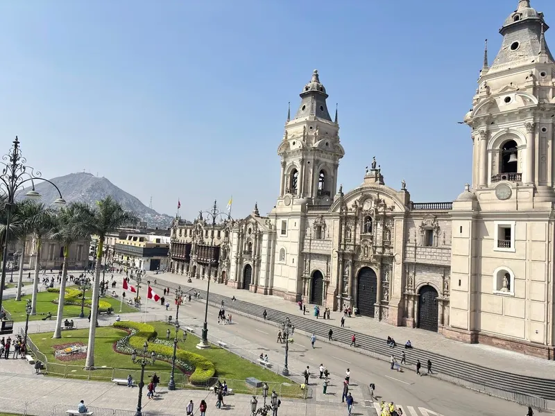 Plaza Mayor and Lima Cathedral in Lima