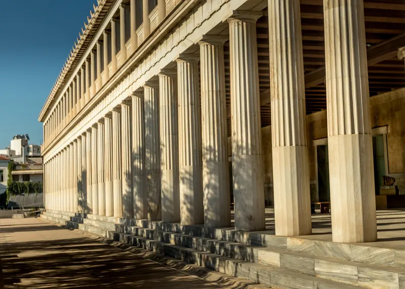 Ancient Agora and Stoa of Attalos in Athens