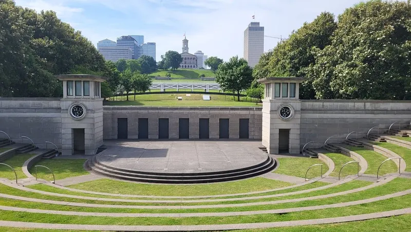 Tennessee State Capitol and Bicentennial Capitol Mall in Nashville