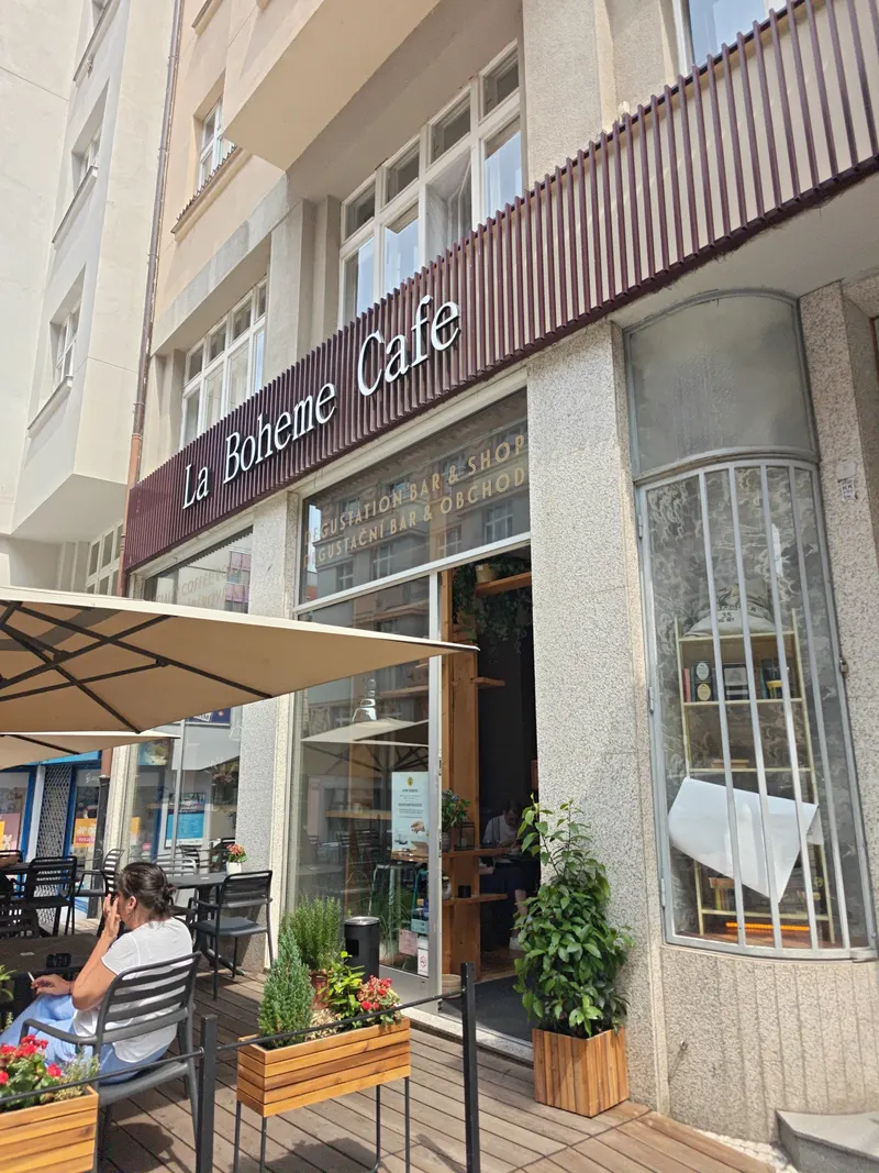 La Bohème Café Specialty Coffee Roastery in Vinohrady, Prague