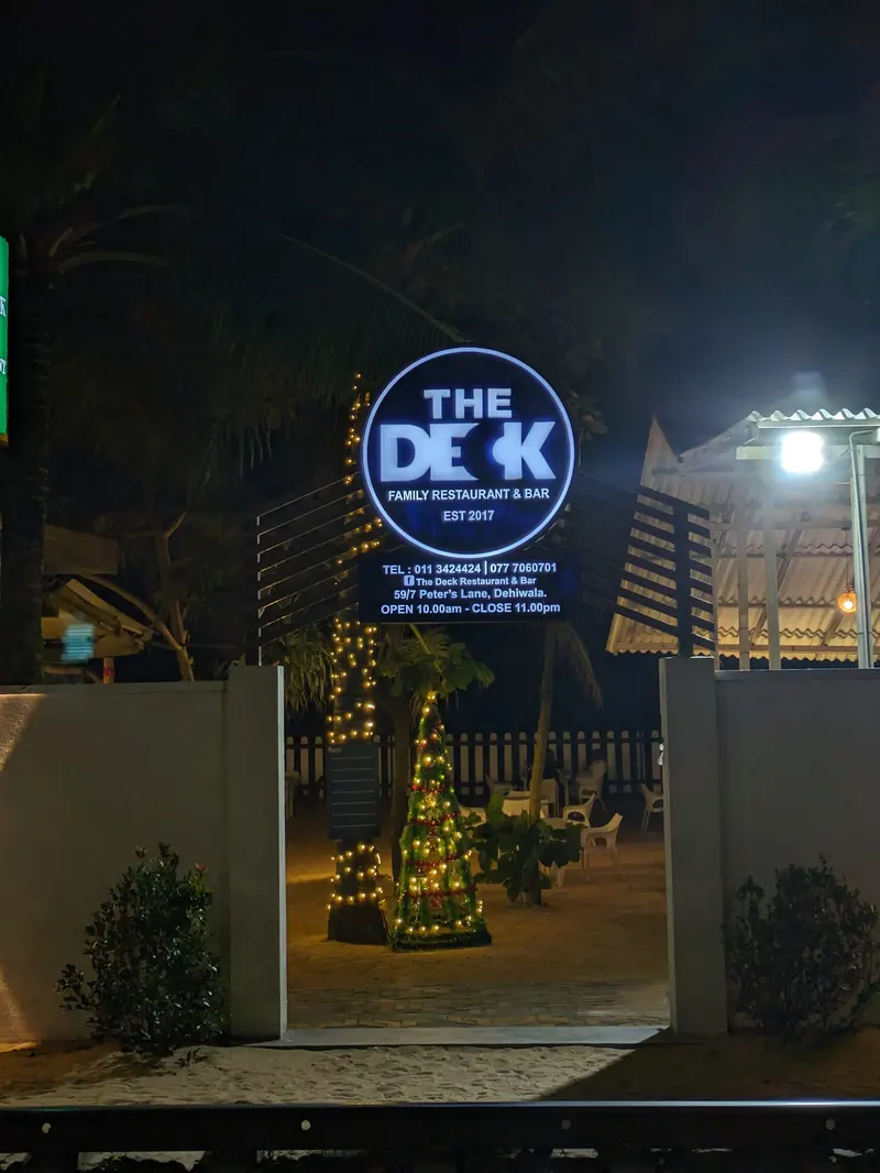 The Deck in Dehiwala-Mount Lavinia, Colombo