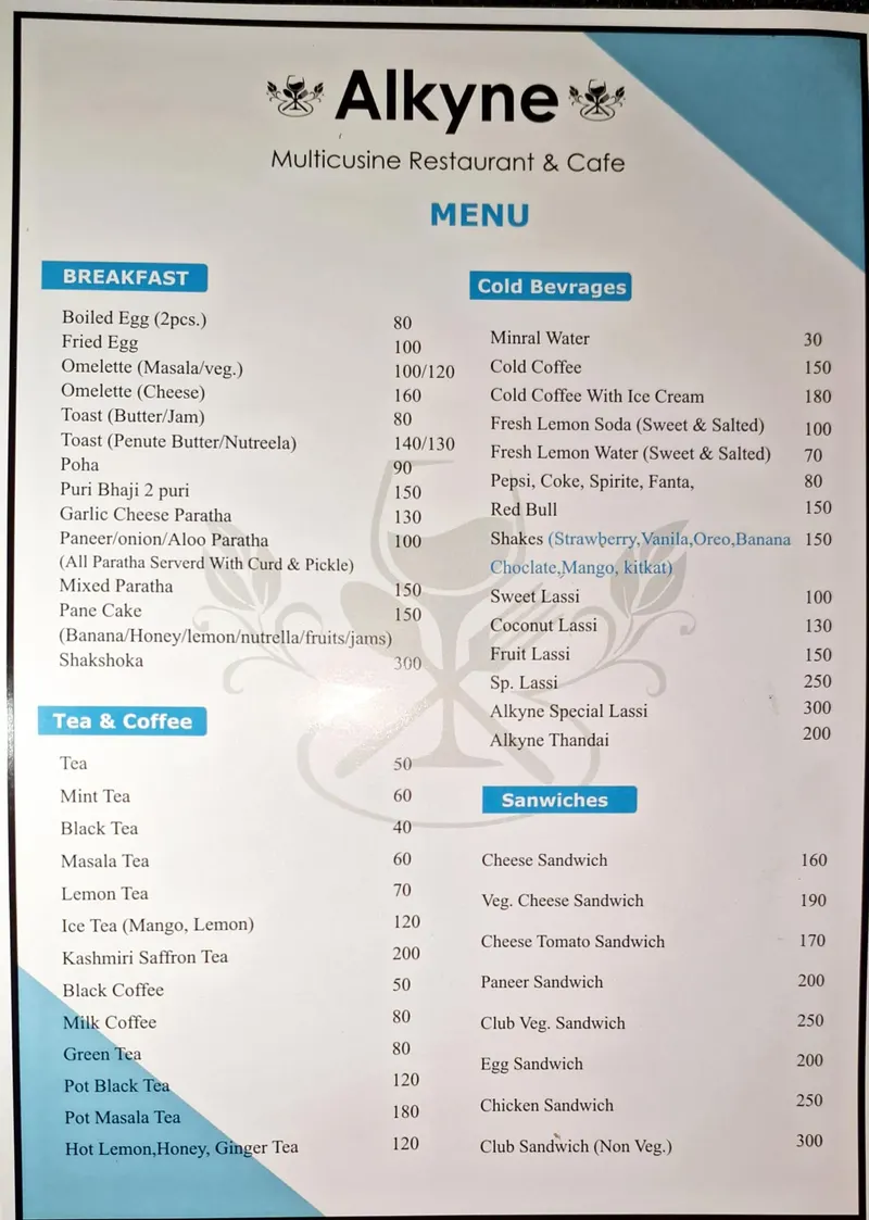 Alkyne Restaurant And Cafe