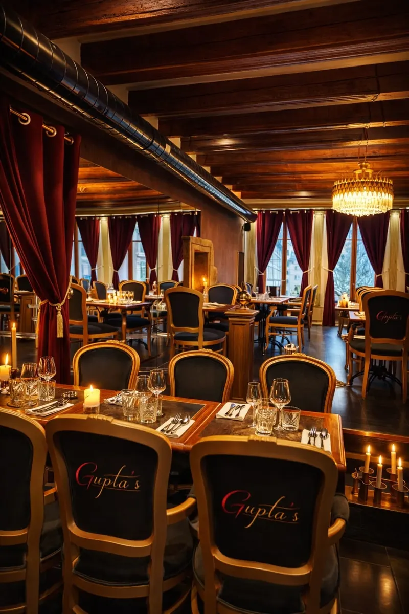 Gupta’s Café in Old Town and Bourg-de-Four, Geneva