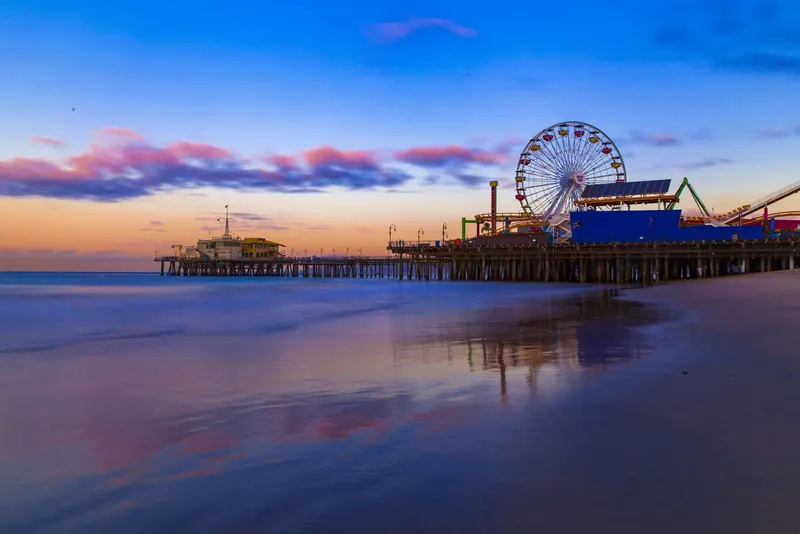 Santa Monica Pier in Los Angeles