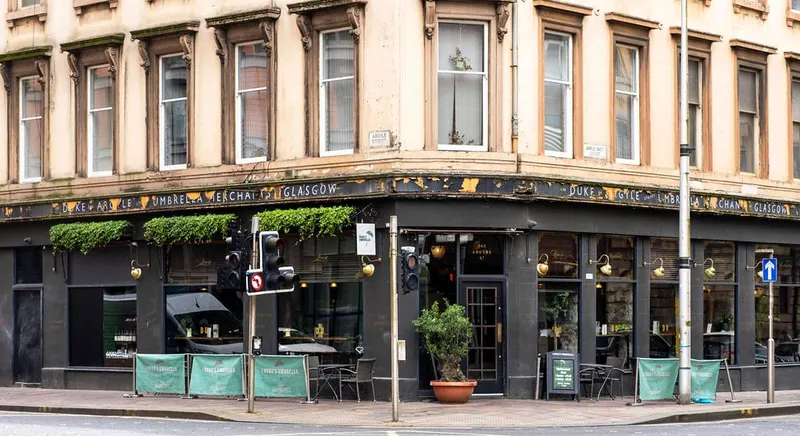 The Duke's Umbrella in City Centre, Glasgow