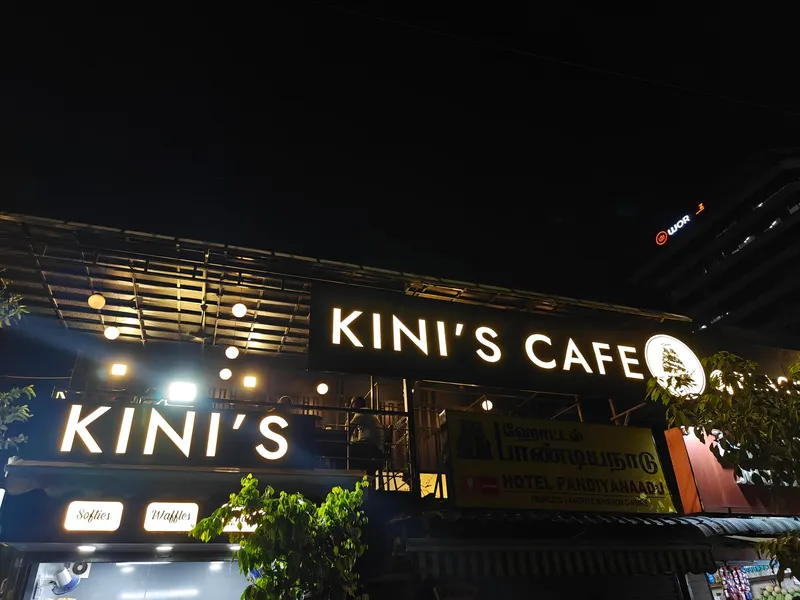 Kini's Cafe in Velachery, Chennai