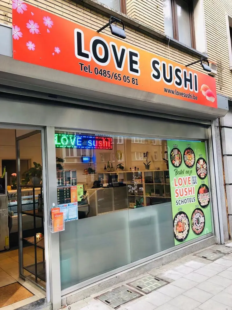 Love sushi in Heysel, Brussels