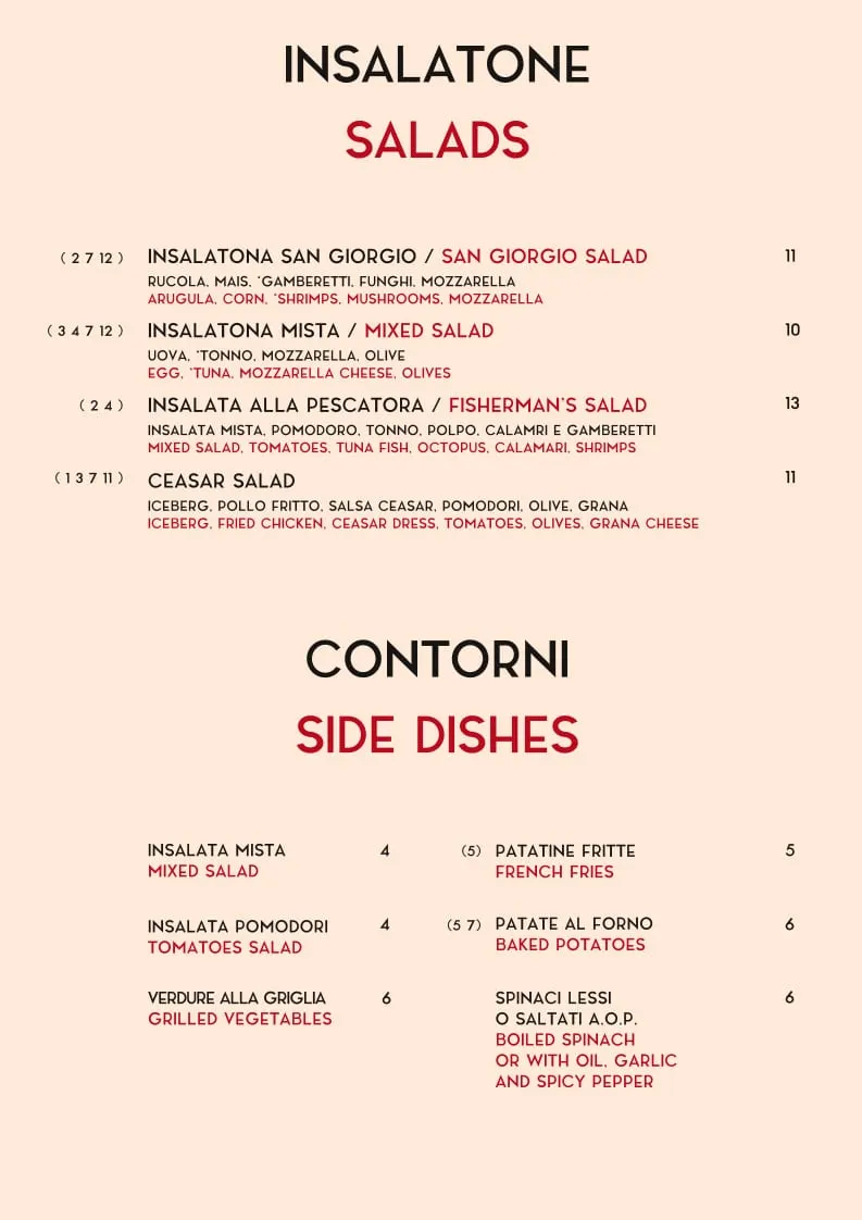 San Giorgio Ristorante-Pizzeria dal 1999