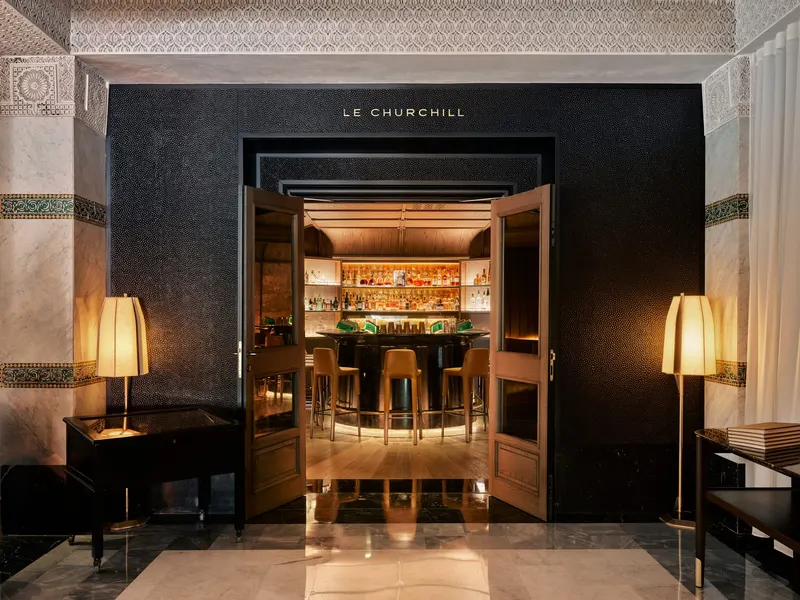 Churchill Bar in Bel Mjid, Marrakesh