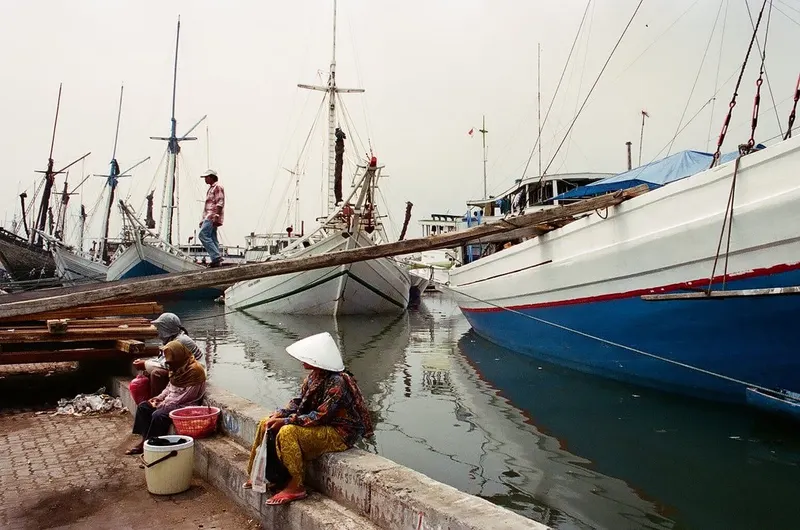 Sunda Kelapa Harbor in Pademangan, Jakarta