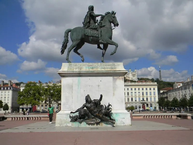 Place Bellecour in Lyon