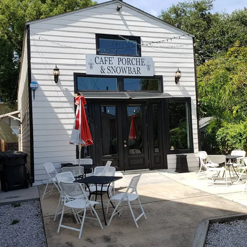 Cafe Porche & Snowbar in Central City, New Orleans