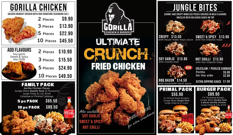 Gorilla Chicken in Hornby, Christchurch