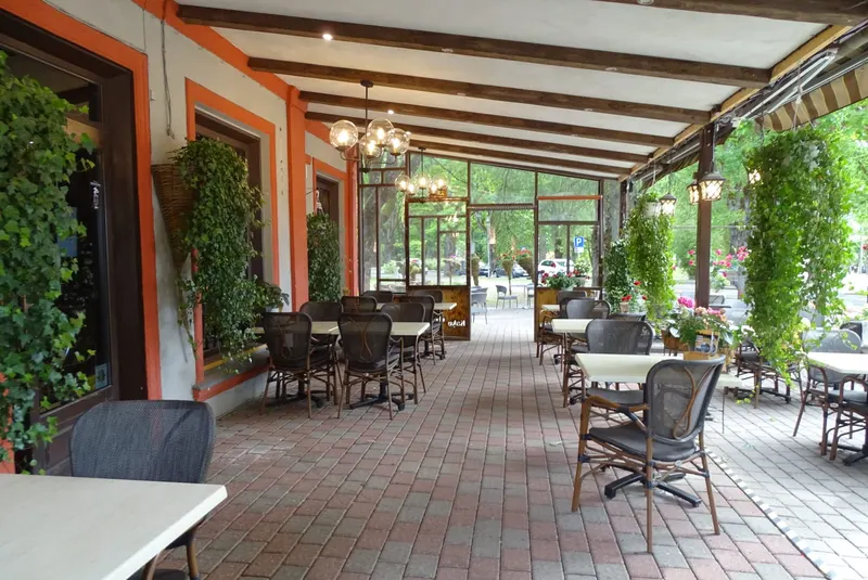 Cafe in Ķengarags, Riga