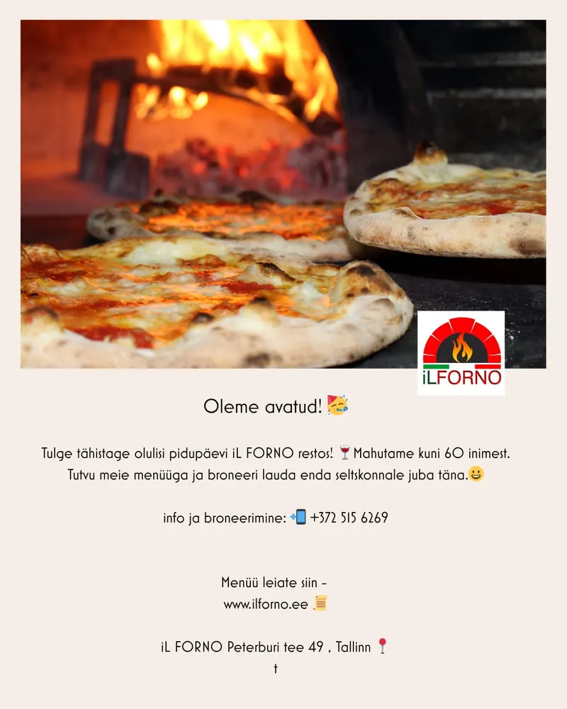 iL FORNO Peterburi tee