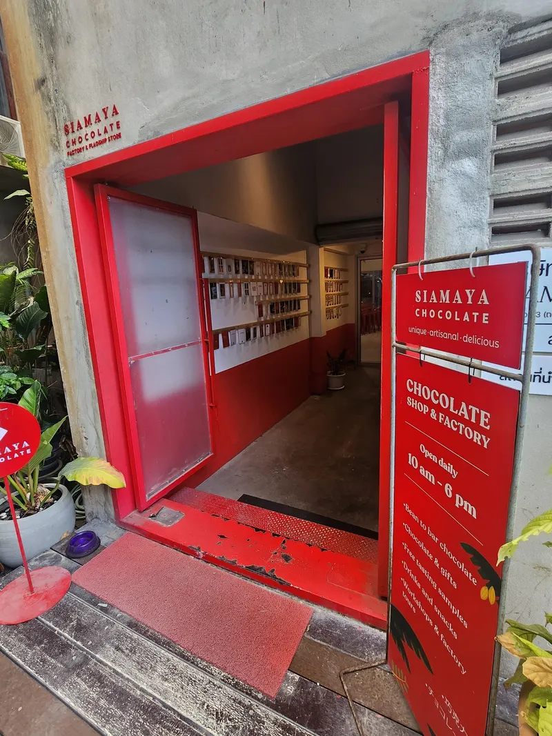 Siamaya Chocolate Factory Shop in Hai Ya, Chiang Mai