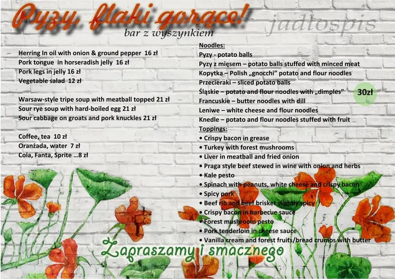 Pyzy, flaki gorące!