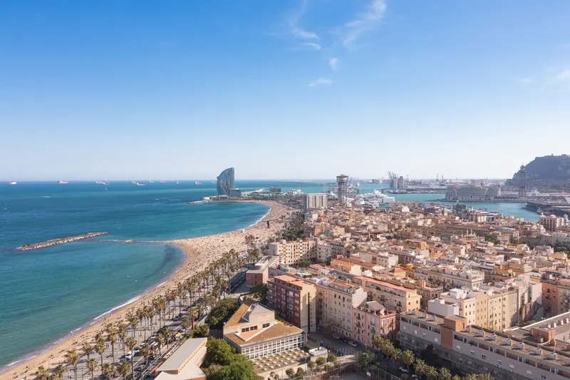 Port vell in Barcelona