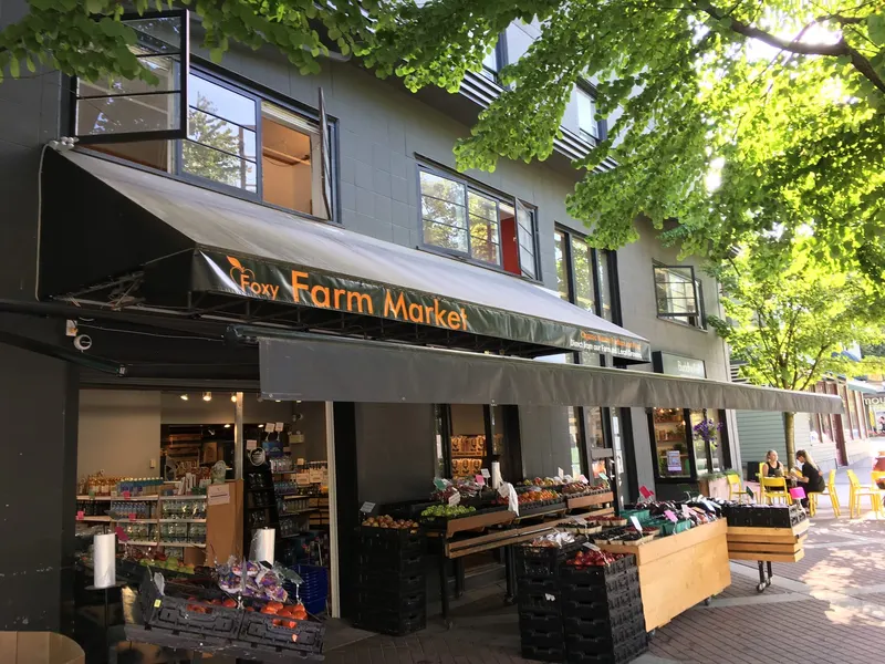 Foxy Farm Market in Lower Lonsdale, Vancouver
