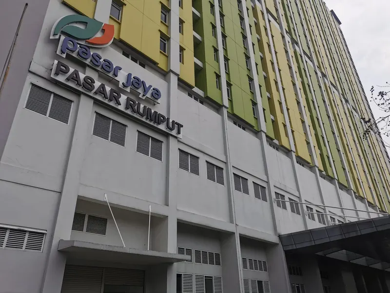 Pasar Rumput Wet Market in Setia Budi, Jakarta