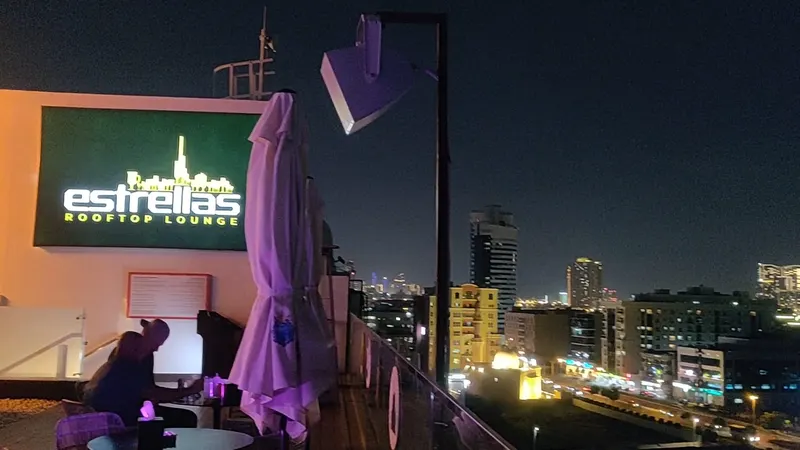 Estrellas Rooftop Lounge in Al Raffa, Dubai