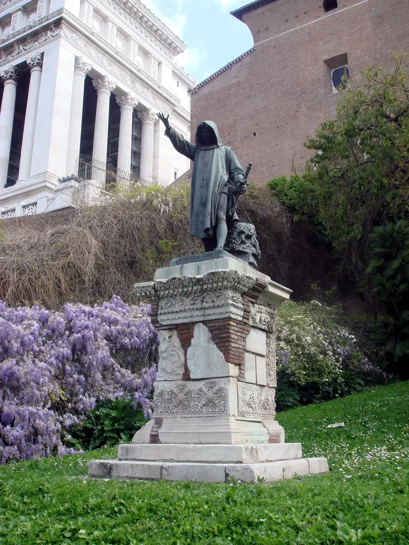 Monument to Cola di Rienzo in Campitelli, Rome