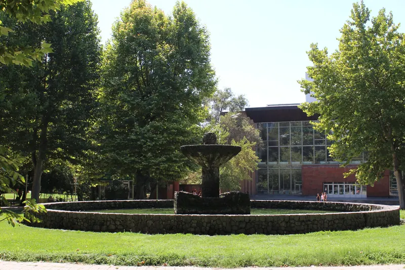English park in Kentron, Yerevan