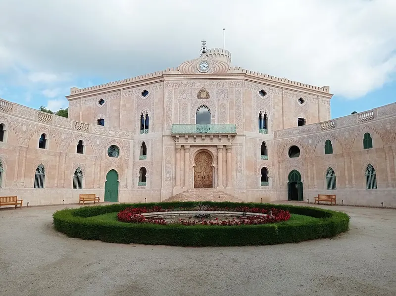 Marquès d'Alfarràs palace in Horta, Barcelona