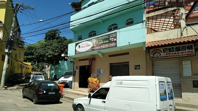 Mini mercado pai e filho in Bangu, Rio de Janeiro