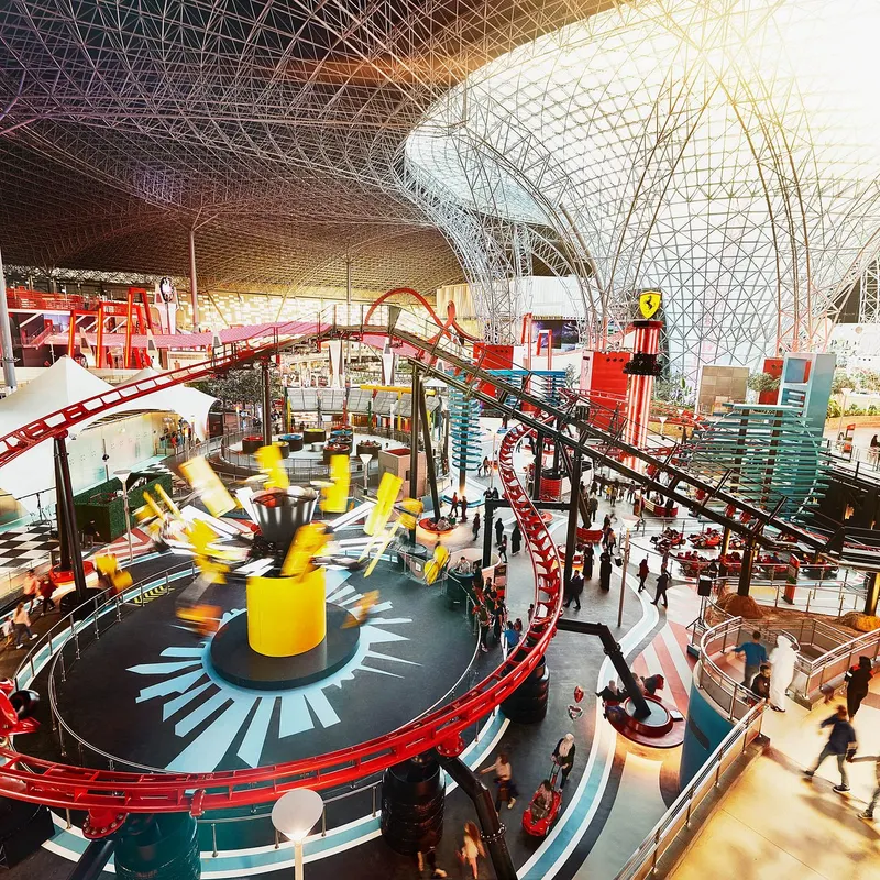 Ferrari World Abu Dhabi in Abu Dhabi