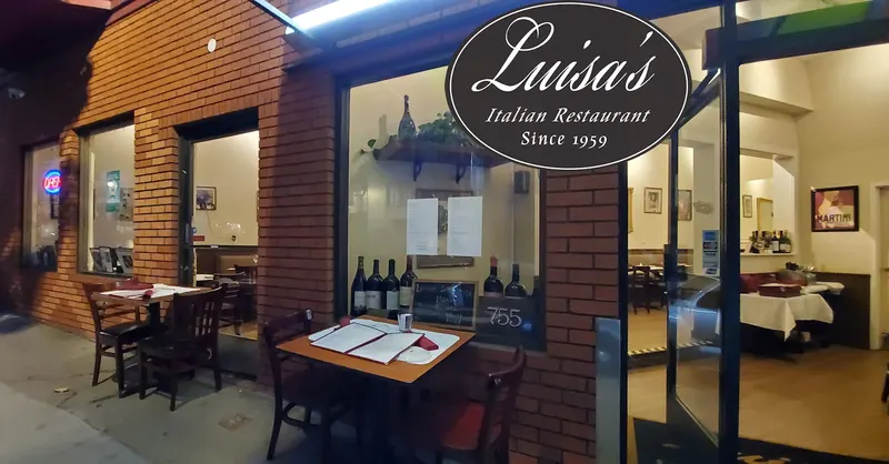 Luisa's Restaurant Wine Bar Since 1959 in Russian Hill, San Francisco