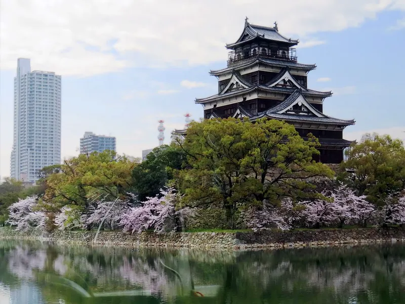 Hiroshima Castle in Naka Ward, Hiroshima
