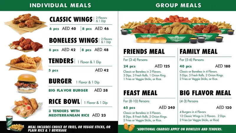 Wingstop Al Wahda Mall in Al Wahdah, Abu Dhabi
