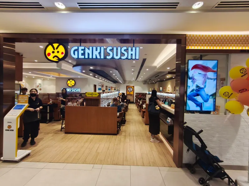 Genki Sushi Plaza Singapura in Dhoby Ghaut, Singapore