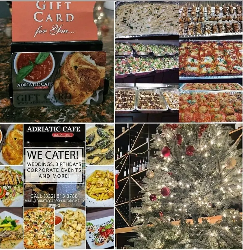 Adriatic Cafe Italian Grill Spring TX in Mercer Botanic Gardens, Houston