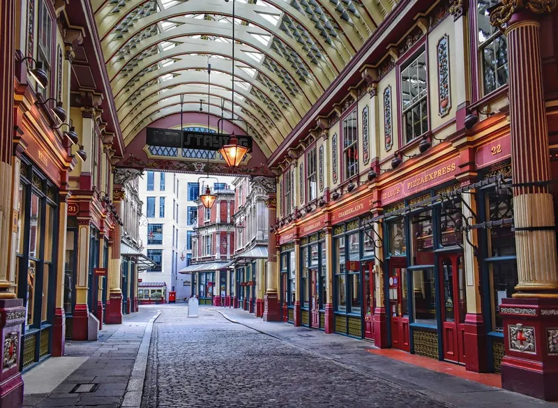 Leadenhall Market in City of London, London