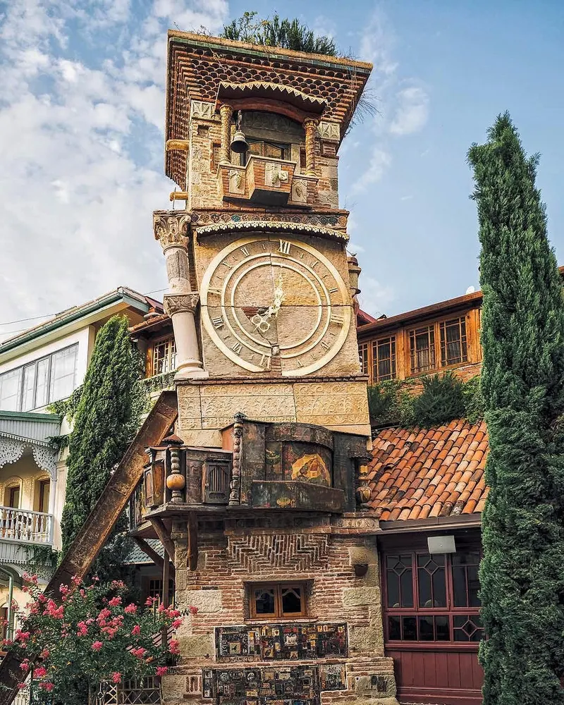 Leaning Tower of Tbilisi in Kala, Ortachala, Tbilisi