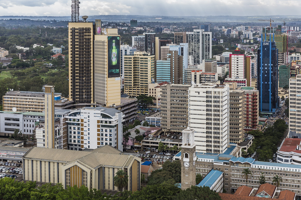 Central Business District in Nairobi