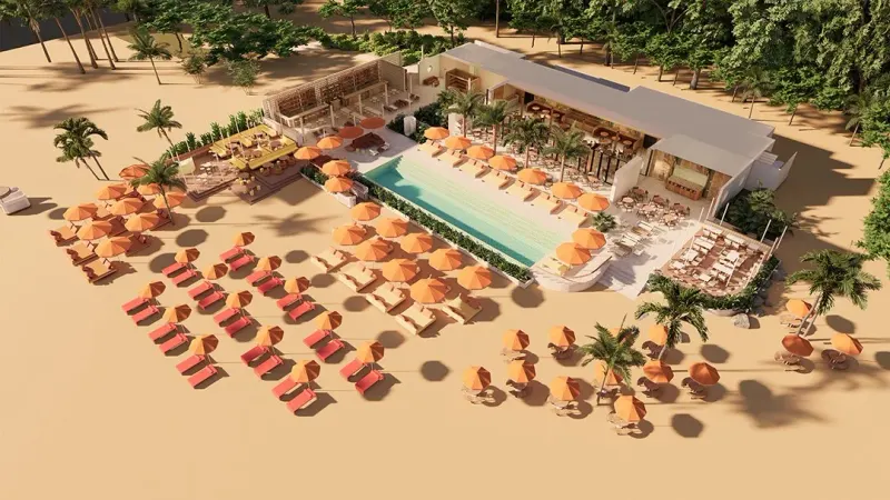 Tanjong Beach Club in Sentosa, Singapore