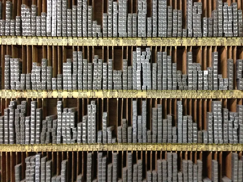 Rixing Type Foundry in Datong, Taipei